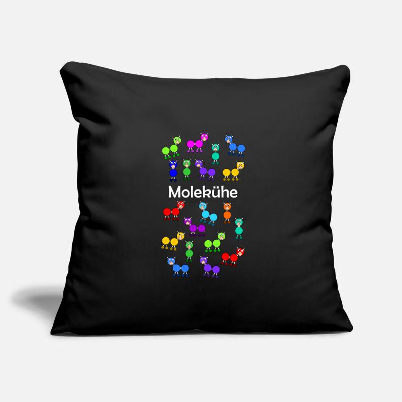 Molecules + cows = molecules Sofa pillowcase 17,3'' x 17,3'' (45 x 45 cm)