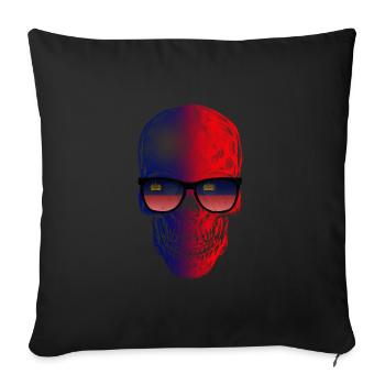 Liechtenstein - Sofa pillowcase 17,3'' x 17,3'' (45 x 45 cm) - black - Front