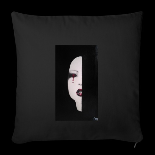 BlackWhitewoman - Copricuscino per divano, 45 x 45 cm