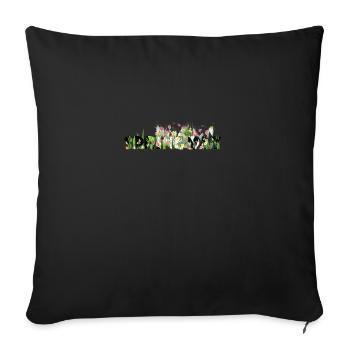 Spring Day - Sofa pillowcase 17,3'' x 17,3'' (45 x 45 cm) - black - Front