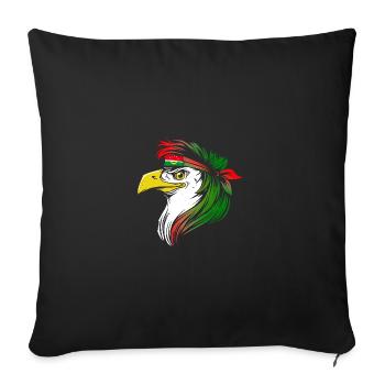 Union du Maghreb arabe - Housse de coussin décorative 45 x 45 cm - noir - Devant