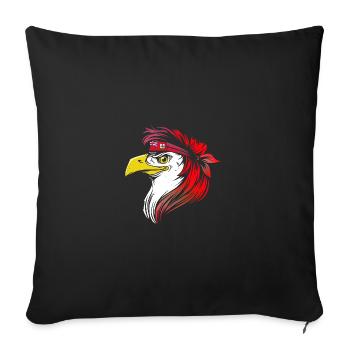Bermuda - Sofakissenbezug 45 x 45 cm - Schwarz - Vorne