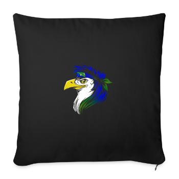 Christmas Island - Sofa pillowcase 17,3'' x 17,3'' (45 x 45 cm) - black - Front