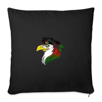 Afghanistan - Sofakissenbezug 45 x 45 cm - Schwarz - Vorne