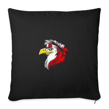 Bahreïn - Housse de coussin décorative 45 x 45 cm - noir - Devant