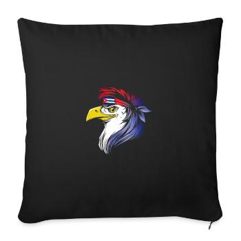 Cuba - Housse de coussin décorative 45 x 45 cm - noir - Devant