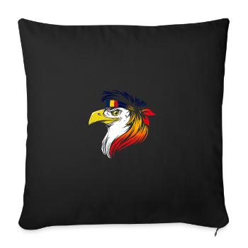 Chad - Sofa pillowcase 17,3'' x 17,3'' (45 x 45 cm) - black - Front