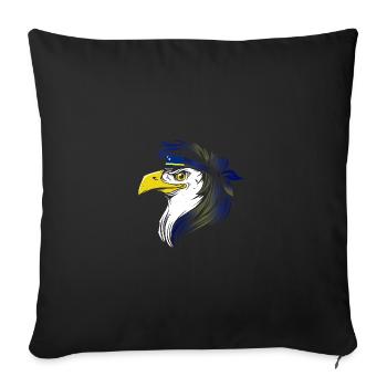 Curaçao - Sofa pillowcase 17,3'' x 17,3'' (45 x 45 cm) - black - Front