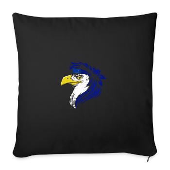 Europäische Union - Sofakissenbezug 45 x 45 cm - Schwarz - Vorne