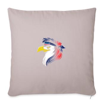 Gagausien - Sofakissenbezug 45 x 45 cm - helles Taupe - Vorne