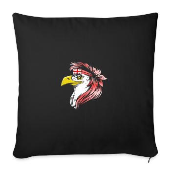 Georgia - Sofa pillowcase 17,3'' x 17,3'' (45 x 45 cm) - black - Front