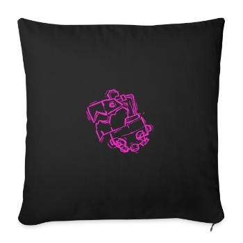 dezp996 8a03dbd6 7be4 42b2 8713 f3f4b772cafb - Housse de coussin décorative 45 x 45 cm - noir - Devant