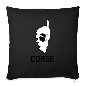 racing - Sofa pillowcase 17,3'' x 17,3'' (45 x 45 cm) - black - Front