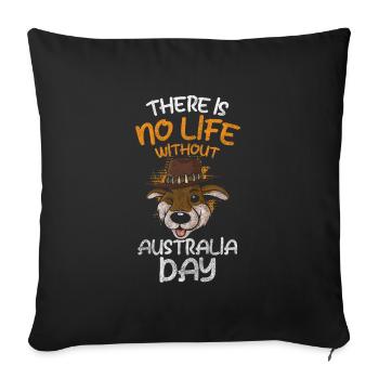 Australia Koala Flag Holiday Country - Sofa pillowcase 17,3'' x 17,3'' (45 x 45 cm) - black - Front