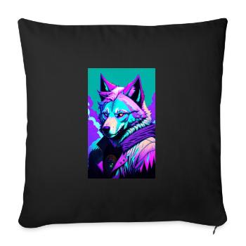 Werwolf | Wolf | Fabelwesen | Monster | Mystisch - Sofakissenbezug 45 x 45 cm - Schwarz - Vorne