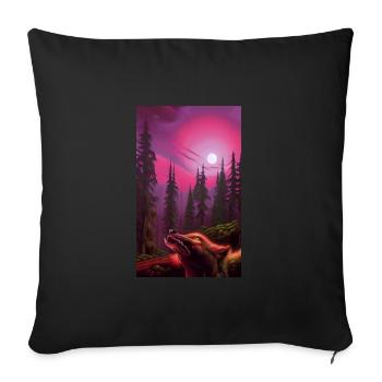 Werwolf | Wolf | Fabelwesen | Monster | Mystisch - Sofakissenbezug 45 x 45 cm - Schwarz - Vorne