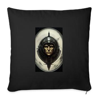 Extraterrestre | OVNI | Vaisseau spatial | PAU | étranger - Housse de coussin décorative 45 x 45 cm - noir - Devant