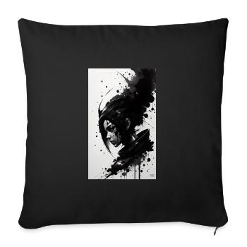 Extraterrestre | OVNI | Vaisseau spatial | PAU | étranger - Housse de coussin décorative 45 x 45 cm - noir - Devant