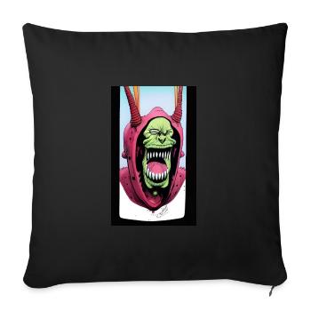 Extraterrestre | OVNI | Vaisseau spatial | PAU | étranger - Housse de coussin décorative 45 x 45 cm - noir - Devant