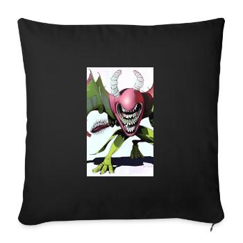 Extraterrestre | OVNI | Vaisseau spatial | PAU | étranger - Housse de coussin décorative 45 x 45 cm - noir - Devant