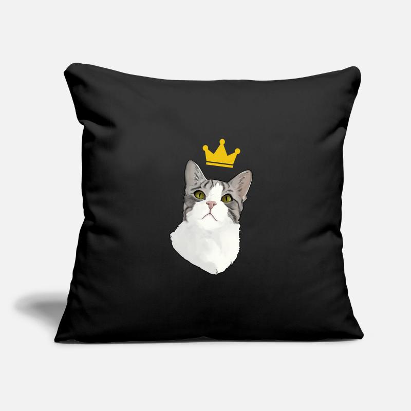 Mortier King Housse de coussin décorative 45 x 45 cm