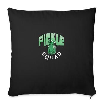 Cornichon Soutien émotionnel Ami de soutien - Housse de coussin décorative 45 x 45 cm - noir - Devant