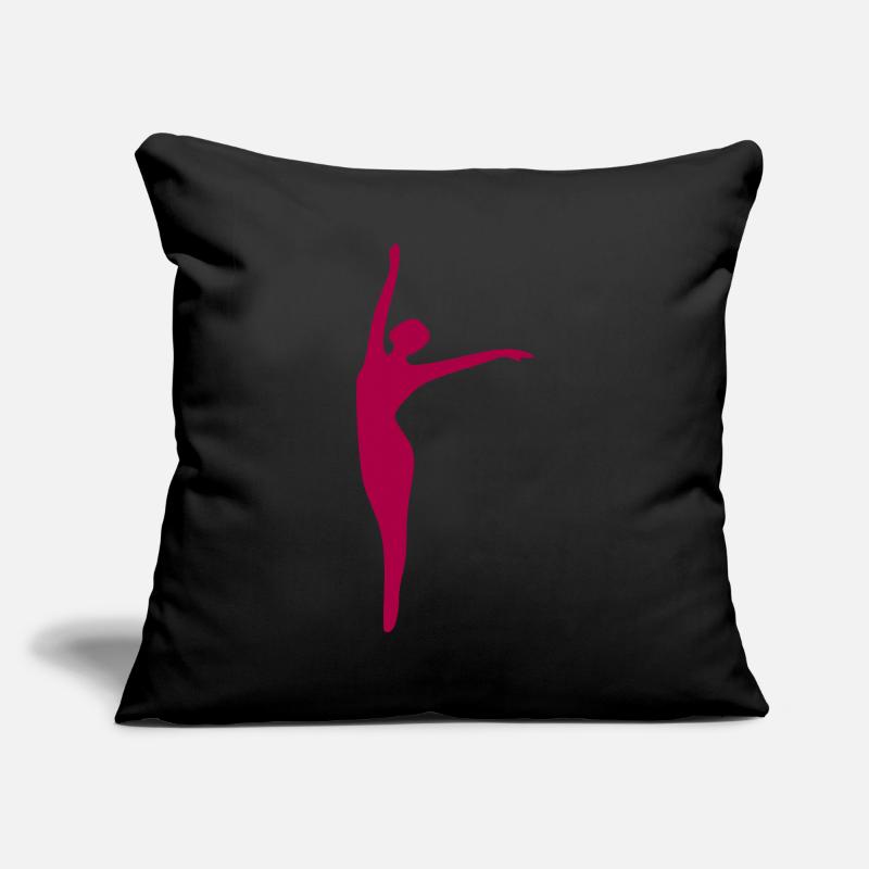 Danse Housse de coussin décorative 45 x 45 cm