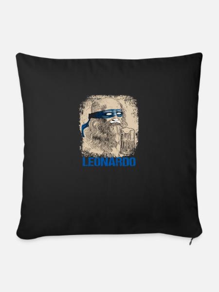 Leonardo - Sofakissenbezug 45 x 45 cm - Schwarz