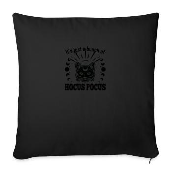 Hocus Pocus Halloween Celestial Cat - Sofakissenbezug 45 x 45 cm - Schwarz - Vorne