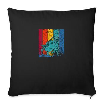 Spearfishing - spear fishing flag t-shirt - Sofakissenbezug 45 x 45 cm - Schwarz - Vorne