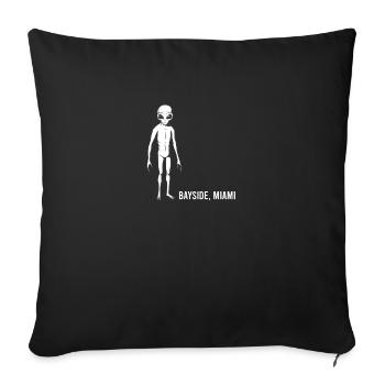 Bayside Miami Shadow Alien - Sofakissenbezug 45 x 45 cm - Schwarz - Vorne
