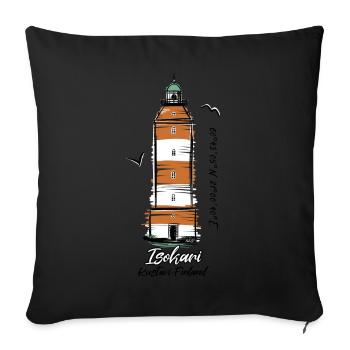 PRODUITS ISOKARI LIGHTHOUSE POUR TOUTES LES PERSONNES, voir - Housse de coussin décorative 45 x 45 cm - noir - Devant