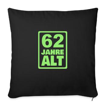 Alt 62 - Housse de coussin décorative 45 x 45 cm - noir - Devant