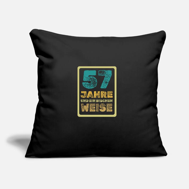 Age 57 Sofa pillowcase 17,3'' x 17,3'' (45 x 45 cm)