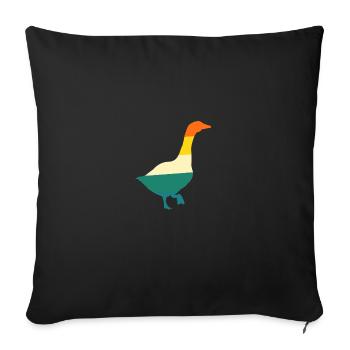 Goose - Sofa pillowcase 17,3'' x 17,3'' (45 x 45 cm) - black - Front
