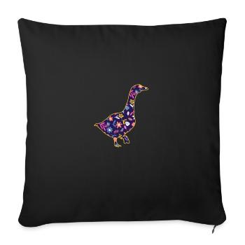 Goose - Sofa pillowcase 17,3'' x 17,3'' (45 x 45 cm) - black - Front