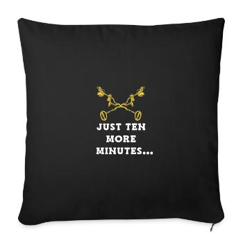 Treasure Hunter Treasure Hunt Metal Detector - Sofa pillowcase 17,3'' x 17,3'' (45 x 45 cm) - black - Front