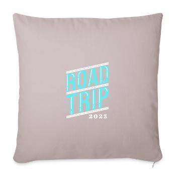 Road Trip - Sofa pillowcase 17,3'' x 17,3'' (45 x 45 cm) - light taupe - Front