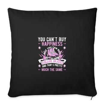 Roller Skating Inline Skating Inline Skates - Sofa pillowcase 17,3'' x 17,3'' (45 x 45 cm) - black - Front