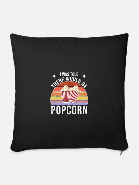Popcorn - Sofakissenbezug 45 x 45 cm - Schwarz