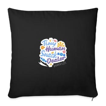 Nanny Babysitter Childminder - Sofa pillowcase 17,3'' x 17,3'' (45 x 45 cm) - black - Front