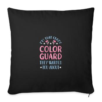 Color Guard - Sofa pillowcase 17,3'' x 17,3'' (45 x 45 cm) - black - Front