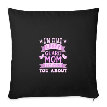 Color Guard - Sofa pillowcase 17,3'' x 17,3'' (45 x 45 cm) - black - Front