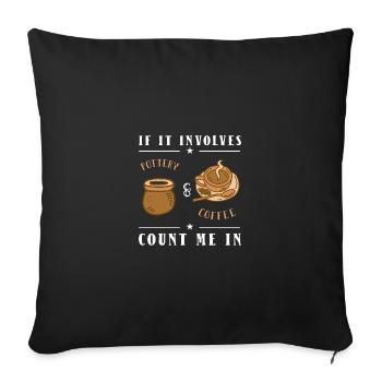 Poterie Céramique Poterie - Housse de coussin décorative 45 x 45 cm - noir - Devant