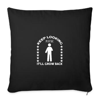 Wheelchair wheelchair users - Sofa pillowcase 17,3'' x 17,3'' (45 x 45 cm) - black - Front