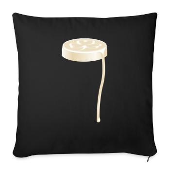 Irish Stout Beer - Sofa pillowcase 17,3'' x 17,3'' (45 x 45 cm) - black - Front