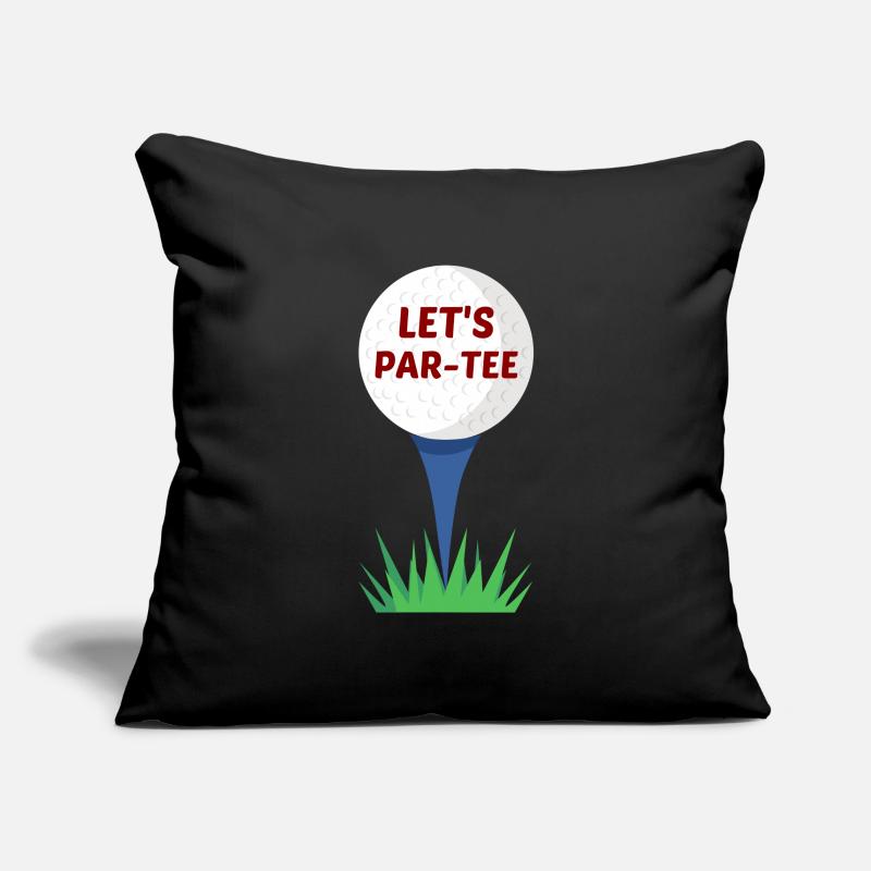 Let's Par-Tee | Golf Pun Sofa pillowcase 17,3'' x 17,3'' (45 x 45 cm)