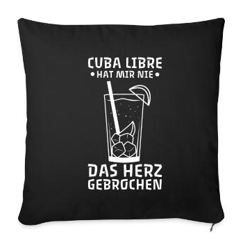 Cuba Libre - Sofakissenbezug 45 x 45 cm - Schwarz - Vorne