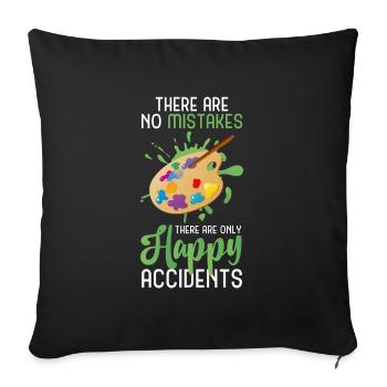 Painting Spray Can Wallpapering - Sofa pillowcase 17,3'' x 17,3'' (45 x 45 cm) - black - Front
