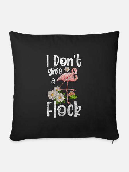 Mir Egal Attitude Gleichgültigkeit - Sofakissenbezug 45 x 45 cm - Schwarz